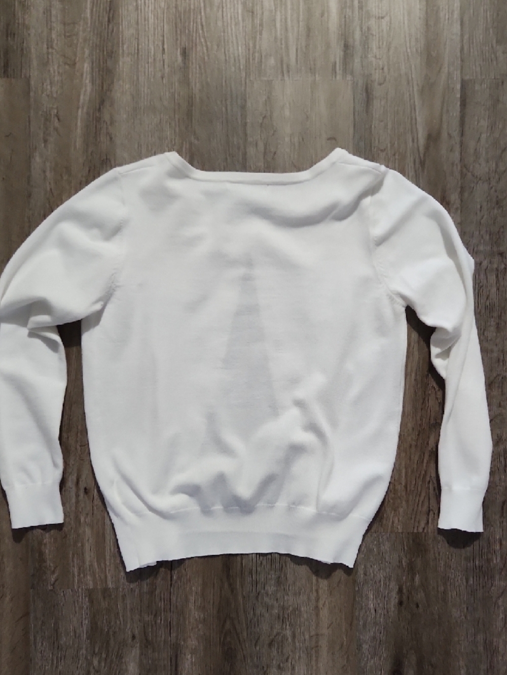 Grace Karin White Knit Button Cardigan - Picture 4 of 4